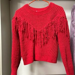 Red Sweater | Brand: No Boundaries |Size: S (3-5)